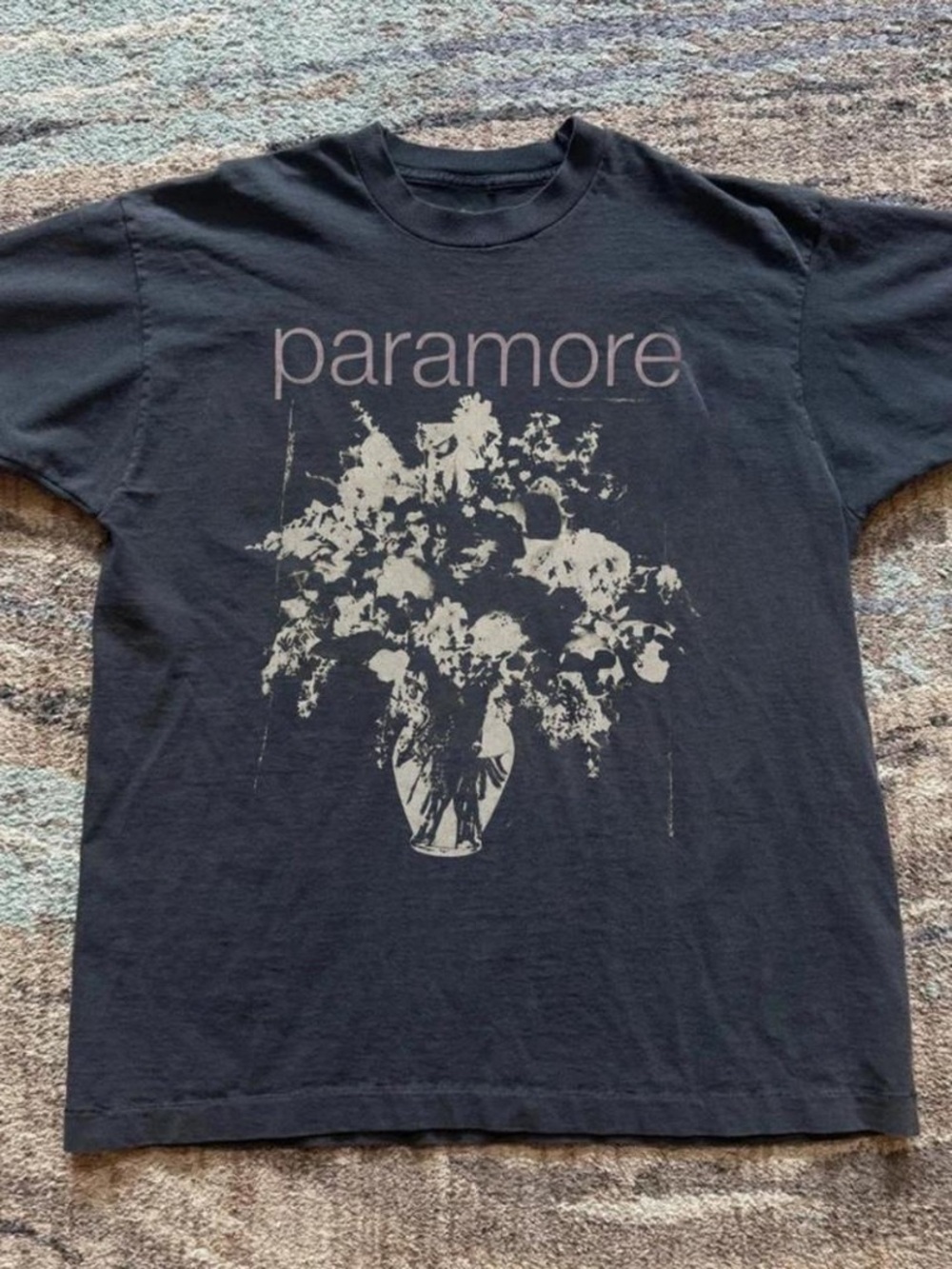 Black Graphic Band Tee - Men's Crewneck Shirt